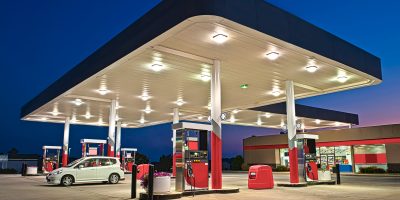 gas station